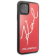 Karl Lagerfeld KLHCN58DLKSRE iPhone 11 Pro czerwony/red hard case Signature Glitter