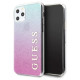 Guess GUHCN65PCUGLPBL iPhone 11 Pro Max rose blue/pink blue hard case Glitter Gradient