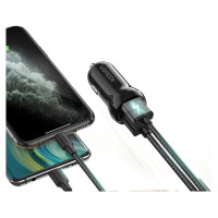 Ugreen car charger 2x USB 24W 4.8 A (2x 2.4 A) black (50875)