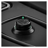 Ugreen car charger 2x USB 24W 4.8 A (2x 2.4 A) black (50875)