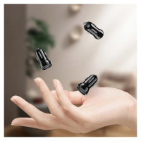 Ugreen car charger 2x USB 24W 4.8 A (2x 2.4 A) black (50875)
