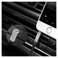 Ugreen flat cable AUX audio cable 3.5 mm mini jack 2m silver (10599)