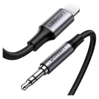 Ugreen cable AUX MFI Lightning audio cable - 3.5 mm mini jack 1 m gray (70509)