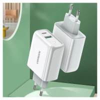 Ugreen Fast USB Type C / USB Wall Charger 36 W Quick Charge 4.0 Power Delivery white (60468 CD170)