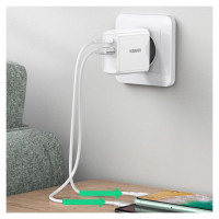 Ugreen Fast USB Type C / USB Wall Charger 36 W Quick Charge 4.0 Power Delivery white (60468 CD170)