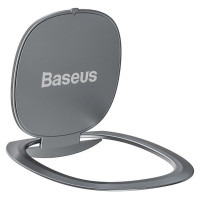 Baseus ultrathin self-adhesive ring holder phone stand silver (SUYB-0S)