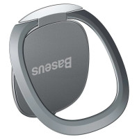 Baseus ultrathin self-adhesive ring holder phone stand silver (SUYB-0S)