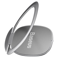 Baseus ultrathin self-adhesive ring holder phone stand silver (SUYB-0S)
