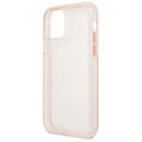 Guess GUHCN58PCGLPI iPhone 11 Pro pink/pink hard case Glitter