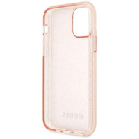 Guess GUHCN58PCGLPI iPhone 11 Pro pink/pink hard case Glitter