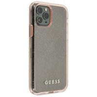 Guess GUHCN58PCGLPI iPhone 11 Pro pink/pink hard case Glitter