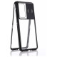 Wozinsky Magnetic Cam Slider Case Full Body Cover built-in front glass lens rotector for Huawei P40 black