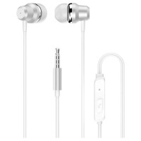 Dudao in-ear headphones headset with remote control and microphone 3.5 mm mini jack white (X10 Pro white)