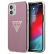 Guess GUHCP12SPCUMPTPI iPhone 12 mini 5.4" pink/pink hardcase Metallic Collection