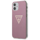 Guess GUHCP12SPCUMPTPI iPhone 12 mini 5.4" pink/pink hardcase Metallic Collection