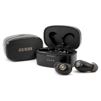 Guess GUTWSJL4GBK TWS Bluetooth headphones + black/black 4G docking station