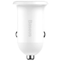 Baseus Grain Pro car charger 2x USB 4.8 A white (CCALLP-02)