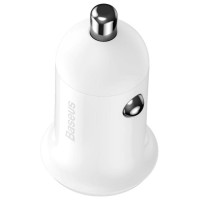 Baseus Grain Pro car charger 2x USB 4.8 A white (CCALLP-02)