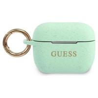 Guess GUACAPSILGLGN AirPods Pro cover green/green Silicone Glitter