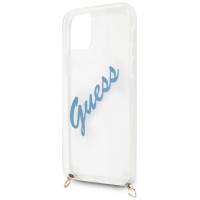 Guess GUHCP12LCRTVSBL iPhone 12 Pro Max 6.7" blue/blue hardcase Script Vintage