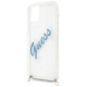 Guess GUHCP12LCRTVSBL iPhone 12 Pro Max 6.7" blue/blue hardcase Script Vintage