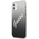 Guess GUHCP12SPCUGLSBK iPhone 12 mini 5.4" black/black hardcase Glitter Gradient Script