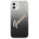 Guess GUHCP12SPCUGLSBK iPhone 12 mini 5.4" black/black hardcase Glitter Gradient Script