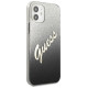 Guess GUHCP12SPCUGLSBK iPhone 12 mini 5.4" black/black hardcase Glitter Gradient Script