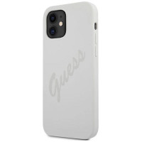 Guess GUHCP12SLSVSCR iPhone 12 mini 5.4" cream/cream hardcase Script Vintage