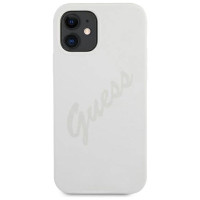 Guess GUHCP12SLSVSCR iPhone 12 mini 5.4" cream/cream hardcase Script Vintage