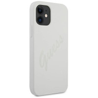 Guess GUHCP12SLSVSCR iPhone 12 mini 5.4" cream/cream hardcase Script Vintage