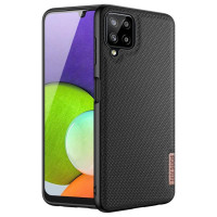 Dux Ducis Fino case covered with nylon material for Samsung Galaxy A22 4G black