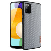 Dux Ducis Fino case covered with nylon material for Samsung Galaxy A03s gray