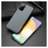 Dux Ducis Fino case covered with nylon material for Samsung Galaxy A03s gray