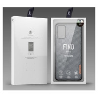 Dux Ducis Fino case covered with nylon material for Samsung Galaxy A03s gray