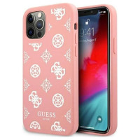 Guess GUHCP12LLSPEWPI iPhone 12 Pro Max 6.7" pink/pink hard case Peony Collection