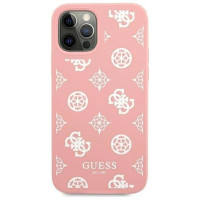 Guess GUHCP12LLSPEWPI iPhone 12 Pro Max 6.7" pink/pink hard case Peony Collection