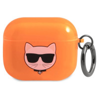 Karl Lagerfeld KLA3UCHFO AirPods 3 cover pomarańczowy/orange Choupette