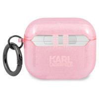 Karl Lagerfeld KLA3UCHGP AirPods 3 cover różowy/pink Glitter Choupette