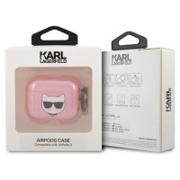 Karl Lagerfeld KLA3UCHGP AirPods 3 cover różowy/pink Glitter Choupette