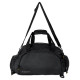 Wozinsky Travel Sports Bag Backpack Hand Luggage Bag 40x20x25 cm for Airplane Black (WSB-B01)