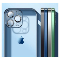 Joyroom Chery Mirror Case Cover for iPhone 13 Pro Metallic Frame Silver (JR-BP908 silver)