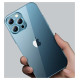 Joyroom Chery Mirror Case Cover for iPhone 13 Pro Metallic Frame Silver (JR-BP908 silver)