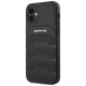 Mercedes AMG AMHCP12SGSEBK iPhone 12 mini 5,4" czarny/black hardcase Leather Debossed Lines