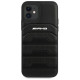 Mercedes AMG AMHCP12SGSEBK iPhone 12 mini 5,4" czarny/black hardcase Leather Debossed Lines