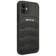 Mercedes AMG AMHCP12SGSEBK iPhone 12 mini 5,4" czarny/black hardcase Leather Debossed Lines