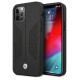 BMW Etui BMW BMHCP12MRSCSK iPhone 12/12 Pro 6,1" czarny/black hardcase Leather Perforate Sides