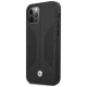 BMW Etui BMW BMHCP12MRSCSK iPhone 12/12 Pro 6,1" czarny/black hardcase Leather Perforate Sides