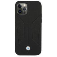 BMW Etui BMW BMHCP12MRSCSK iPhone 12/12 Pro 6,1" czarny/black hardcase Leather Perforate Sides