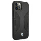 BMW Etui BMW BMHCP12MRSCSK iPhone 12/12 Pro 6,1" czarny/black hardcase Leather Perforate Sides